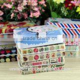 New Small Storage Jars Rectangular Iron Tin Gift Jewelry Holder Storage Box 1Pcs thumbnail-2