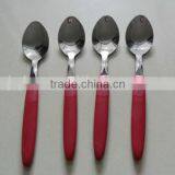 Plastic Colored Handle Fork and Spoon thumbnail-1