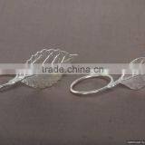 leaf shape stylish napkin ring for wedding