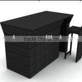 Rattan Bar Table and Bar Chair thumbnail-1