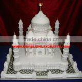 Agra Souvenir Marble Handcrafted Taj Mahal / Tajmahal Replica Model thumbnail-1
