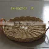 2016 high quality cheap plates wicker fruit plate christmas fruit plate