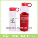 350ml 560ml Single Wall Glass Bottle With Cloth Sleeve thumbnail-1