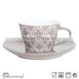 Hot Sale Ceramic Stoneware Indoor Decoration Cup and Saucer Flower Pot thumbnail-2