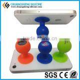 Round Head Octopus Head Silicone Mobile Phone Holder thumbnail-6