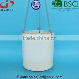 BSCI Audit Factory Glazed Ceramic Rope Hanging Plant Pots thumbnail-2