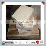 Jepanese Feasure Unfinished Paulowni Wooden Jewelry Bead Box thumbnail-1