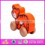 2015 Cheap Pull and Push Toy for Kids,Children Cartoon Animal Pull Line Toy,Mini Funny Wooden Toy Pull Cart With String W05B077 thumbnail-4