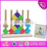 Creative Intelligent Stacking Toys Wooden Baby Building Blocks W13D097 thumbnail-5