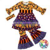 Deer Animal Ruffle Girls Boutique Clothing Set Fall White Baby Clothing Kids Boutique Outfits thumbnail-2