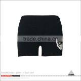 Yoga Wear Print Your Own Logo High Quality Black Womens Fitness Shorts thumbnail-2