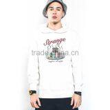 2016 White Fashion Printed Oversized Hoodie