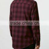 Man Plaid Custom Cheap Flannel Shirt thumbnail-3