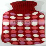 Hand Warmer With Knitted Cover Hot Water Bottle With Knitted Cover thumbnail-2