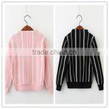 2-6 Years Wholesale 2017 New Fashion Winter Girls Knitted Striped Sweater Long Sleeve High Quality Pullover Girls Sweaters thumbnail-1