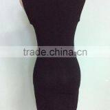 Cheapsale China Supplier Summer Ladies Solid Black Fancy Casual Fashion Skinny Dresses thumbnail-2