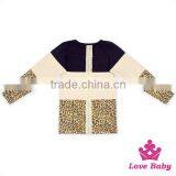 Patchwork Pattern New Model Shirts Long Sleeve Girls Tops Fashion Style t Shirts Mommy and me Raglan thumbnail-6