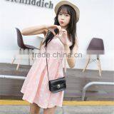Summer New Design Young Lady Dress Fashion Printed Cotton Linen A-LINE Embroidered Dress Sleeveless Vest Dress thumbnail-5