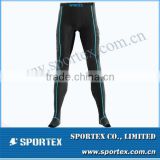 Comfortable body cut Sportex compression tights, skins compression tights, men's pant OEM#OM1308