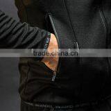 2017 Wholesale Sports Shirt Custom Autumn and Winter Absorbent Heavyweigh Breathable Dry Zipper Long Sleeved Sweatshir Suit Men thumbnail-5