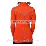 86% Nylon 14% Spandex Wholesale Women's Custom Polar Fleece Jacket thumbnail-3
