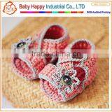 Newest Wholesale Baby Clothing Crochet Baby Sandals thumbnail-3