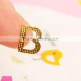 Custom Gold Stamp Sticker Cheap Alphabet Shape Sticker DIY Creative Sticker thumbnail-5