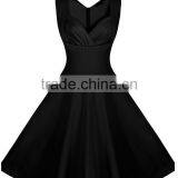 Walson Womens 50's Rockabilly Vintage Style Polka Dot Evening Party Tea Dresses Swing Skaters thumbnail-3