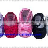 Elegant Rose Shading Baby Girl's Shoes With Bowknot thumbnail-1