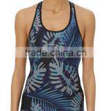 Wholsale OEM Casual Women Sports Tank Top Gym Jogging Wear Printed Yoga Wear Set thumbnail-2