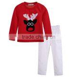 Applique Fall Boutique Outfits Christmas Clothes thumbnail-5