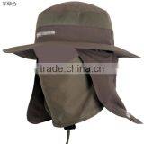 360 Degree Sunscreen Sun Hat Male Anti-UV Outdoor Hat Big Along the Quick Fisherman Hat Male Sun Hat Fishing Hat thumbnail-5