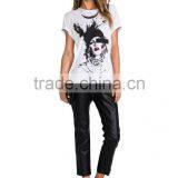 Cotton Blend T-shirts With Face Print thumbnail-6