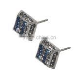 Customized Mens Tanishq Diamond Simple Fashion Design Hiphop Earrings Wholesale thumbnail-2