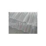 19mpa - 29.4mpa Anticorrosion Waterproof Clear Corrugated Translucent Roofing Sheets