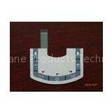 Customized Tactile Backlit Membrane Switch For Commercial Usage , Low Power