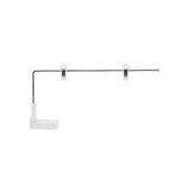 Metal Substantial Magnetic Sign Holders 250mm Aluminium Pipe for Shelf With 2 Hooks thumbnail-1