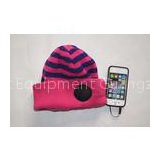 Custom Cotton Bluetooth Beanie Hat With Headphone Bluetooth Talking Gloves