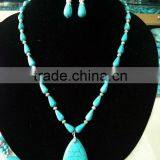 Cheap Kallaite Jewelry Set Fashion Jewelry Navy Blue Jewelry Set thumbnail-1