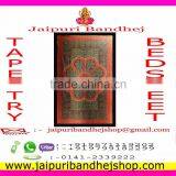 2017 Jaipuri Bandhej Handmade Mandala Tapestry thumbnail-5