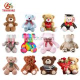 Wholesale Custom 10cm 50 cm 60cm Colorful Pink Ted Bear Funny 3 inch 7 inch 12 inch 5 ft 6 foot Blue Color Magic Teddy Bear Toy