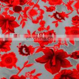 2014new design super soft 100%polyester knitted fabric burn out uesing for hometextile/designing clothing/wedding popular dubai