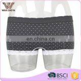 High Elastic White Spot Popular Design Stylish Nylon Lovely Girl Panty Set thumbnail-1