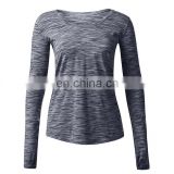 Wholesale comfortable dry fit long sleeve shirt for women