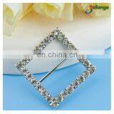 Wholesale fashion rhinestone fancy belt buckle brooch wedding invitation rhinestone belt buckle for decorative