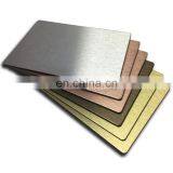 304 Super Mirror Finish Rose Gold Hairlin Stainless Steel Sheet thumbnail-5