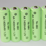 Ni-MH AA1400mAh battery for solar lawn light，electric appliance
