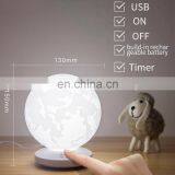 Unique 3D Moon Night Light Promotion Gift Sleeping Light With Touch Remote Control thumbnail-3