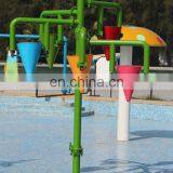 Water Park Equipment Fiberglass Interactive Triple Dumping Buckets With Low Prices thumbnail-1