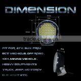 9inch LED Portable Work Light 12V 185W For Offroad Truck Car ATV SUV Jeep Boat 4wd ATV Auxiliary Driving Lamp thumbnail-3